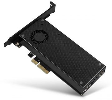 Axagon PCEM2-DC PCI-E x4 kuni M.2 NVMe jahutusega adapter