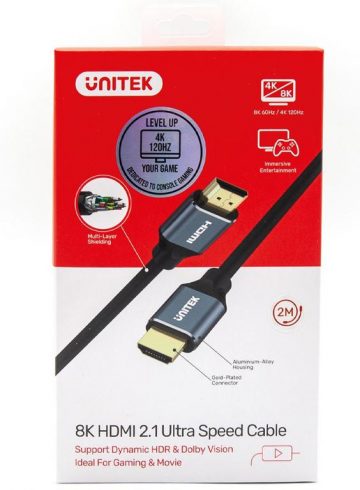 HDMI-кабель Unitek C138W 2.1 8K UHD 2 м