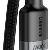 USB-C / USB-C КАБЕЛЬ Baseus Cafule CATKLF-ALG1 200 см 100 Вт 5 А PD 2.0 QC 3.0 ЧЕРНЫЙ/СЕРЫЙ В ЧЕХЛЕ