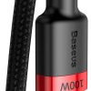 USB-C / USB-C kabelis Baseus Cafule CATKLF-AL91 200cm 100W 5A PD 2.0 QC 3.0 BLACK IN COVER