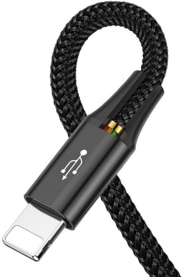 4in1 USB-A / valgustus iPhone 2x USB-C mikro-USB kaabel Baseus Cafule CA1T4-B01 1,2m 3,5A IN COVER