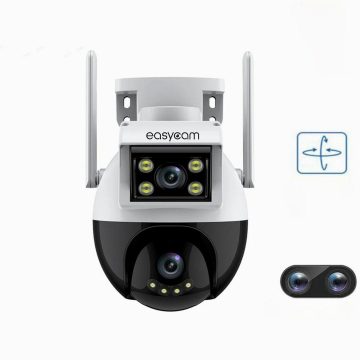 EasyCam āra 4MP (2MP + 2MP) 4x tālummaiņas WiFi PTZ kamera Tuya EC-4PTZ8DL