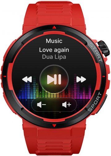 Умные часы Zeblaze Ares 3 Plus красные Умные часы Zeblaze Ares 3 Plus красные