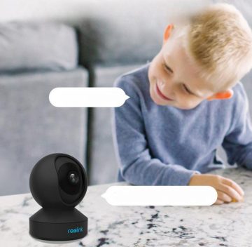 Reolink E sērijas E330 melnā Wi-Fi 4MPx IP kamera