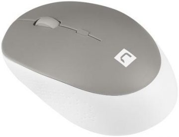 Natec Harrier 2 1600dpi Bluetooth bezvadu pele balta un pelēka