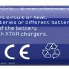 18650 Li-Ion 3,6 V Xtar 3300 mAh baterija (1 vnt) su apsauga