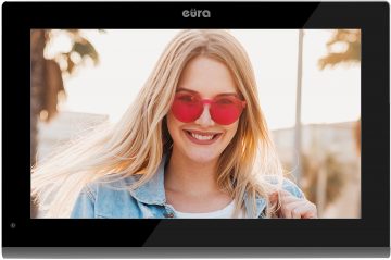 EURA VDP-99C5 VIDEODOMOFON melns, WiFi, RFID, TUYA