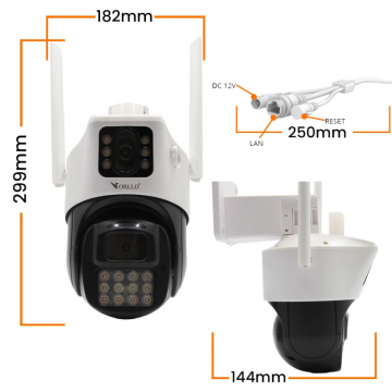 Orllo IP kamera Z19 dual speed āra Wi-Fi 2Mpx