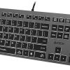 A4tech FStyler FX60H balta vadu tastatūra ar aizmugurējo apgaismojumu