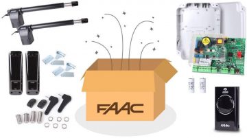 Komplekts Alfa Long - FAAC 414 10 m gariem divviru vārtiem