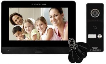 Video durvju tālrunis REVIZOOM RM-T471HD BLACK/RC-411HD-C