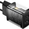Компактное зарядное устройство Baseus CCXJ010201 10,5 Вт 2x USB-A ЧЕРНЫЙ