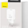 Быстрое зарядное устройство Baseus Super Si 1C CSUP-J02 30 Вт 1x USB-C PD 3.0 QC 3.0 БЕЛЫЙ