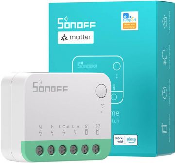 SONOFF Smart Wi-Fi 1 kanāla slēdzis MINIR4M Matter