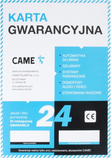 Комплект CAME BXV 10 PLUS TOP для откатных ворот 1000 кг (8K01MS-043)