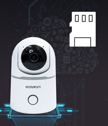 EasyCam iekštelpu WiFi PTZ kamera Tuya 2MP EC-2PT6IR