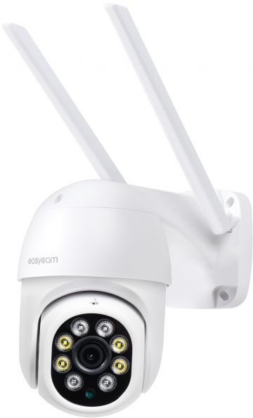 EasyCam EC-3PT4L4IR-AI āra WiFi Tuya 3MP rotējošā IP kamera 4xZoom