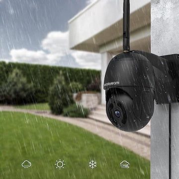 „EasyCam Outdoor WiFi PTZ Camera Tuya 4MP 4x Zoom EC-4PT8IR-B“