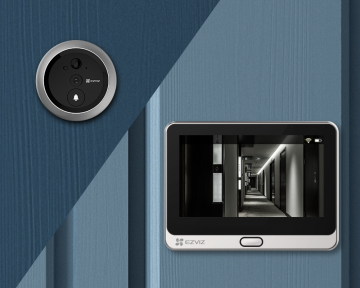 EZVIZ DP2C viedā video durvju actiņa ar 32 GB microSD karti (CS DP2C)