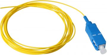PIGTAIL SM 9/125, SC/UPC pārklājums 0,9 mm, garums 1 m