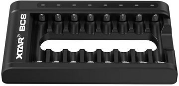 Зарядное устройство для цилиндрических аккумуляторов Li-ion 1,5 В / Ni-MH AA / AAA Xtar BC8