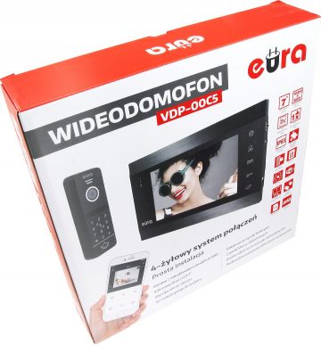 VIDEOTELEFONS EURA VDP-00C5 BLACK TUYA