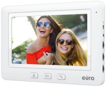 EURA VDP-45A3 "ALFA" VIDEO DURVJU TĀLRUNIS BALTS