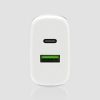 everActive SC-370Q 25W 1xUSB-C 1xUSB-A PD PPS tīkla lādētājs everActive SC-370Q 25W 1xUSB-C 1xUSB-A PD PPS tīkla lādētājs