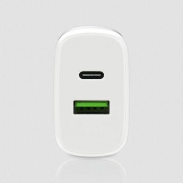 everActive SC-370Q 25W 1xUSB-C 1xUSB-A PD PPS tīkla lādētājs everActive SC-370Q 25W 1xUSB-C 1xUSB-A PD PPS tīkla lādētājs