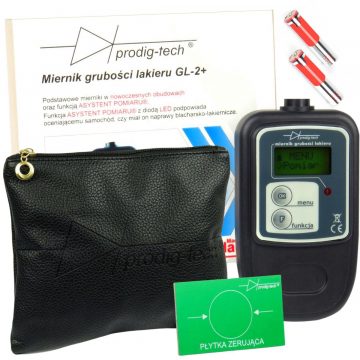 Толщиномер краски GL-2+ AL&FE + кожаный чехол