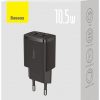 Компактное зарядное устройство Baseus CCXJ010201 10,5 Вт 2x USB-A ЧЕРНЫЙ