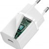 Быстрое зарядное устройство Baseus Super Si 1C CSUP-J02 30 Вт 1x USB-C PD 3.0 QC 3.0 БЕЛЫЙ