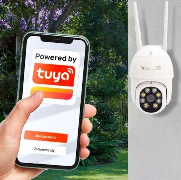 Уличная IP-камера Orllo TZ5 Tuya с разрешением 5 Мп и 4G SIM
