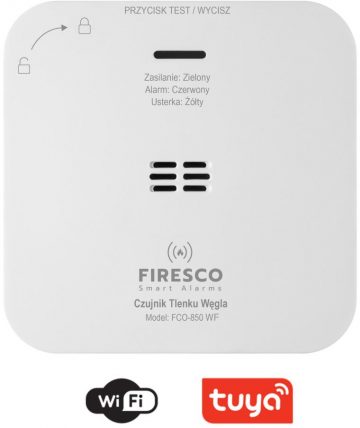 FIRESCO detektoru komplekts oglekļa monoksīda + dūmu detektors ar WiFi