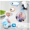 EasyCam āra WiFi Tuya 5MP 4 x tālummaiņa IP kamera EC-5PT4DL