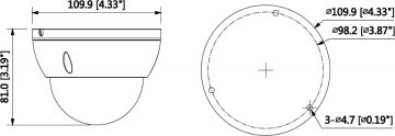 IP KAMERA DAHUA IPC-HDBW1230E-0280B-S5