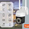 Уличная PTZ-камера EasyCam WiFi Tuya 35 м, 8 Мп, 4-кратный дальномер, EC-8PT12L16IR