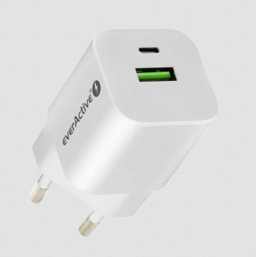 everActive GaN SC-390Q 30W 1xUSB-C 1xUSB-A PD PPS network charger everActive GaN SC-390Q 30W 1xUSB-C 1xUSB-A PD PPS network charger