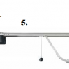 NICE SPIDO 600 garāžas vārtu komplekts (ķēdes SR16C - 2x 1,6m)