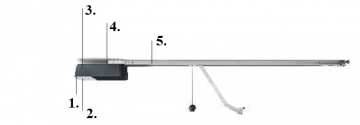 NICE SPIDO 600 garāžas vārtu komplekts (ķēdes SR16C - 2x 1,6m)