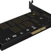 Axagon PCEM2-DC PCI-E x4 kuni M.2 NVMe jahutusega adapter