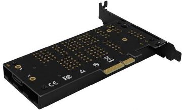 Axagon PCEM2-DC PCI-E x4 kuni M.2 NVMe jahutusega adapter