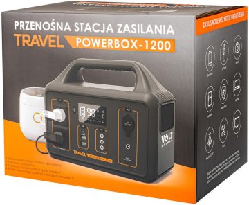 Портативная электростанция Volt Polska TRAVEL POWERBOX OPTI 1200 Портативная электростанция Volt Polska TRAVEL POWERBOX OPTI 1200