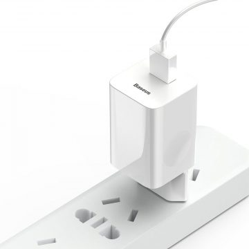 Быстрое зарядное устройство Baseus CCALL-BX02 24 Вт 1x USB-A QC 3.0