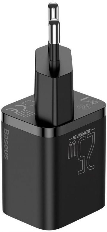 Baseus Super Si ātrais lādētājs 1C TZCCSUP-L01 25W 1x USB-C PD 3.0 QC 3.0 + KĀBEĻŠ