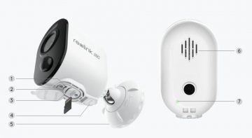 Reolink Argus B350 uzlādējama 8MPx Wi-Fi IP kamera