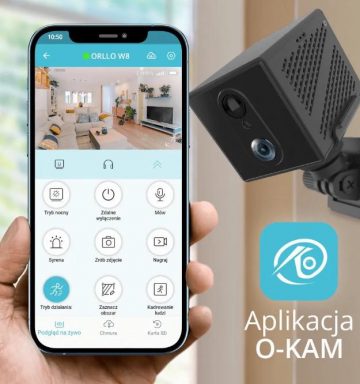 IP kamera Orllo Mini Wireless GSM 4G LTE ORLLO W8 PRO SIM kamera