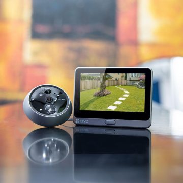 EZVIZ DP2C viedā video durvju actiņa ar 32 GB microSD karti (CS DP2C)