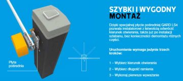 CAME LS4 barjeras su G0402 rankena iki 4m ir šviesą atspindinčiais lipdukais CAME LS4 barjeras su G0402 rankena iki 4m ir šviesą atspindinčiais lipdukais