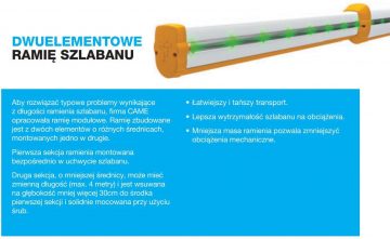 Шлагбаум CAME GARD GT8 - устанавливается на расстоянии до 8 метров